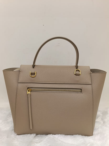 Celine Micro Belt Grained Light Taupe GHW 2021