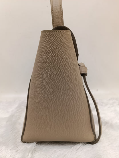 Celine Micro Belt Grained Light Taupe GHW 2021