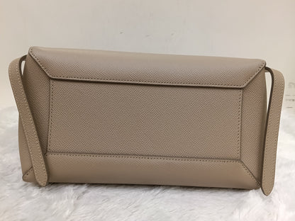 Celine Micro Belt Grained Light Taupe GHW 2021