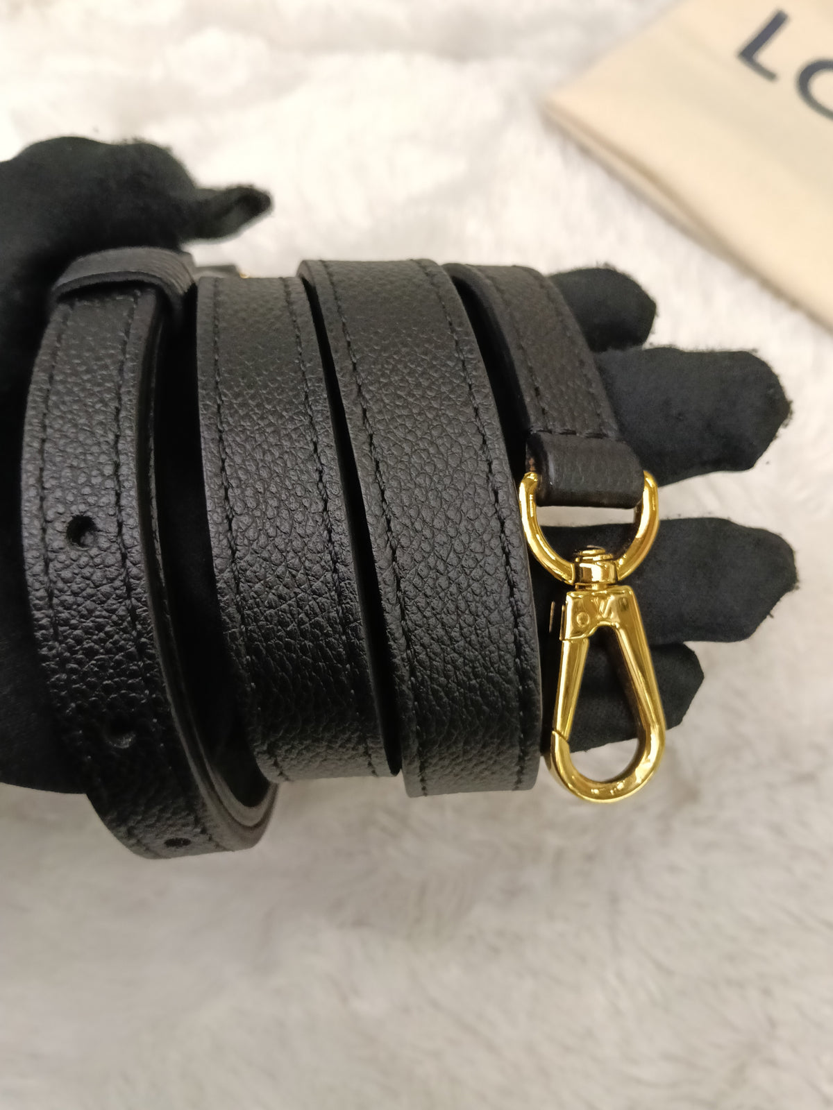 LV Petit Palais Monogram Empreinte Noir Creme (CHIP)