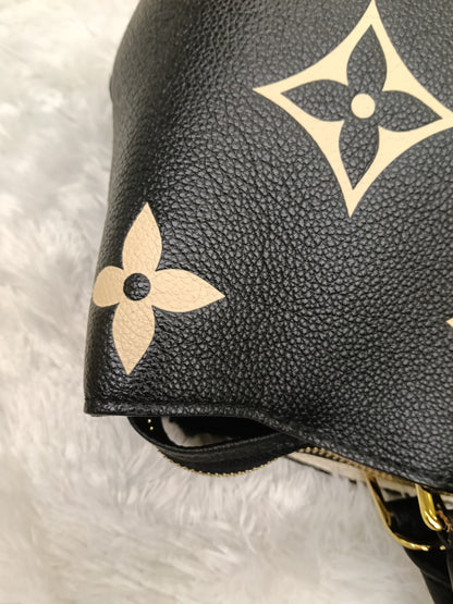 LV Petit Palais Monogram Empreinte Noir Creme (CHIP)