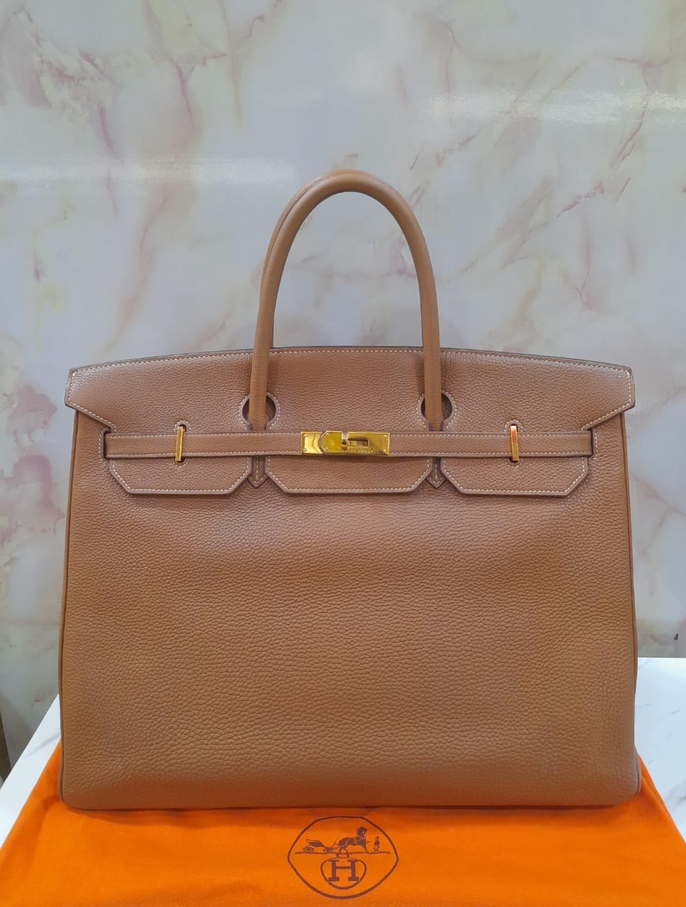 Birkin40 Togo Gold GHW #C square