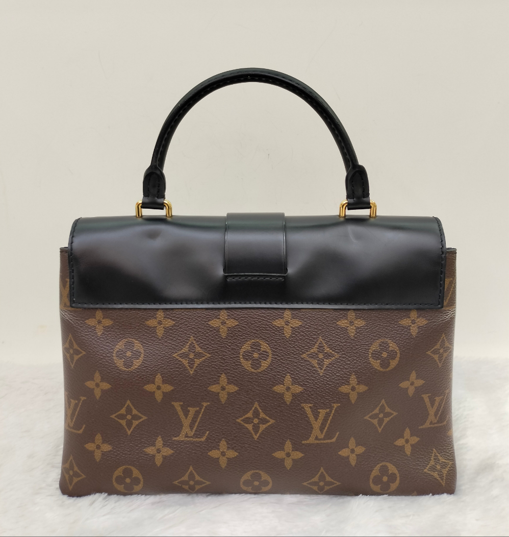 LV One Handle Flap Bag MM Monogram Noir 2016