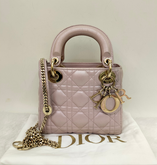 Lady Dior Mini Lotus GHW 2014