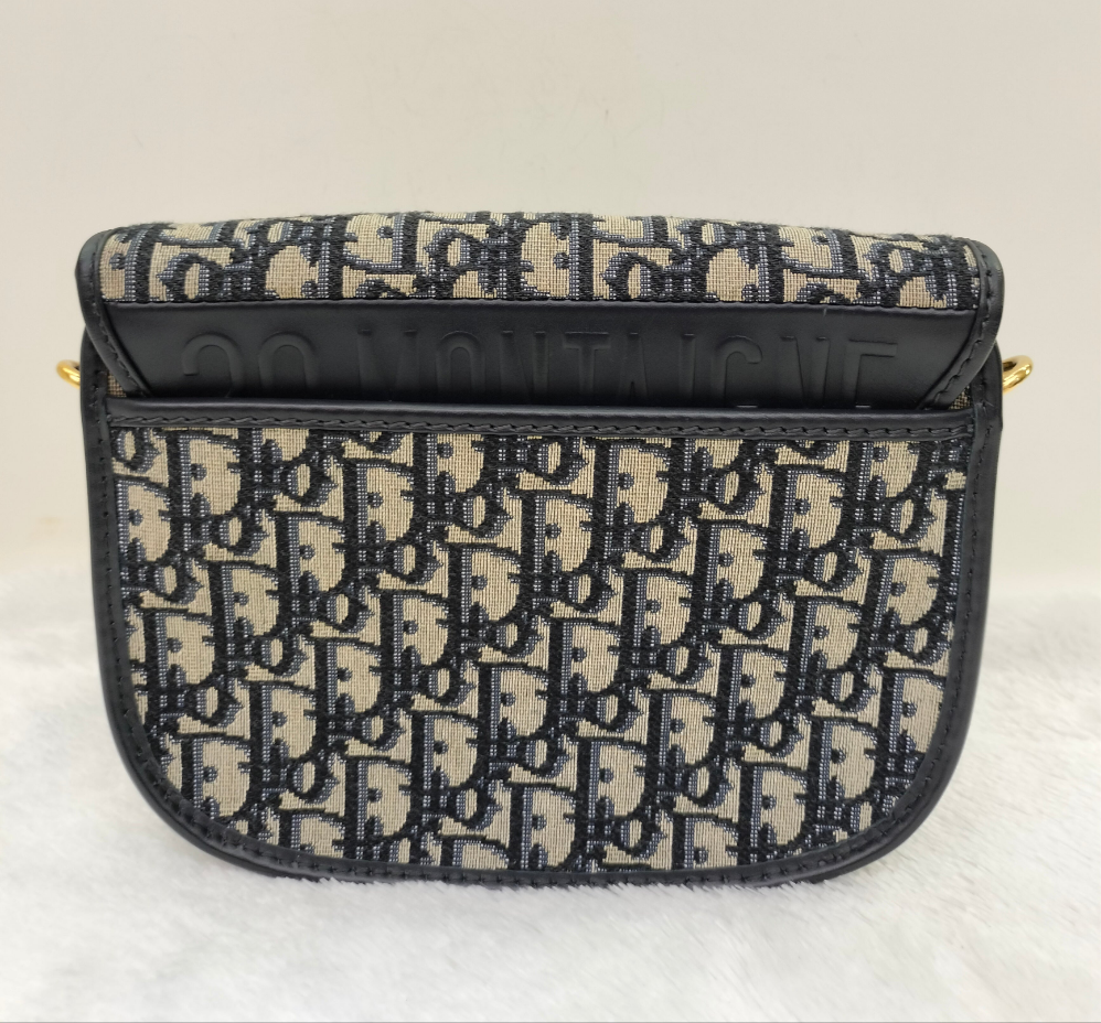 Dior Bobby Medium Oblique Navy GHW 2020