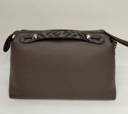 Fendi BTW Medium Maya Brown Handle FF SHW