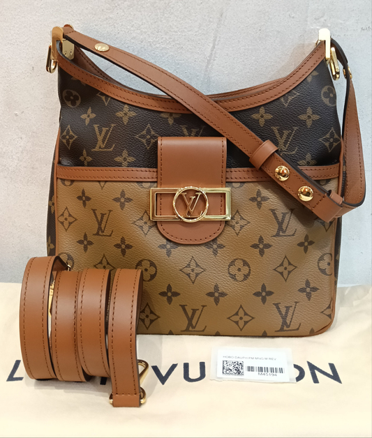 LV Hobo Dauphine PM Monogram Reverse 2020