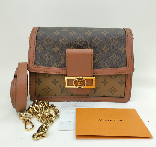 LV Dauphine MM Monogram Reverse (CHIP)