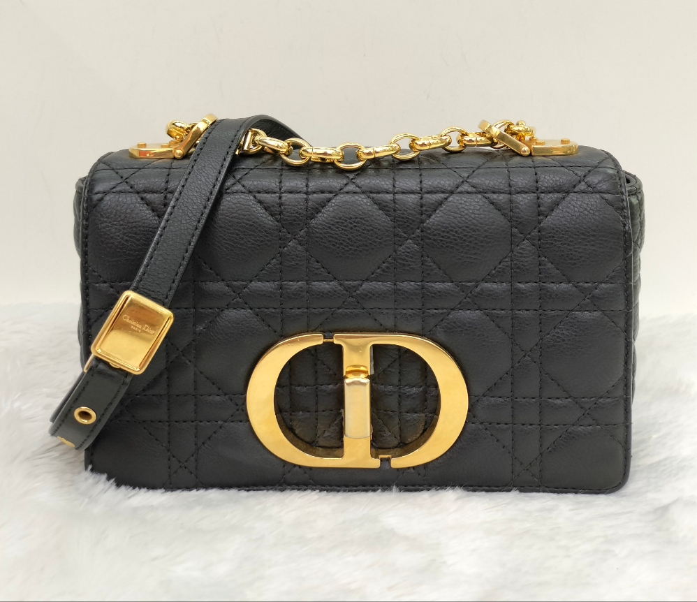 Dior Caro Small Black GHW 2021