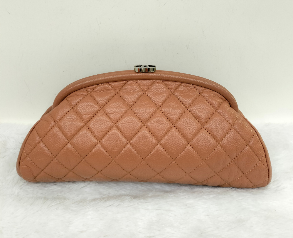 Chanel Timeless Caviar Brown SHW #15
