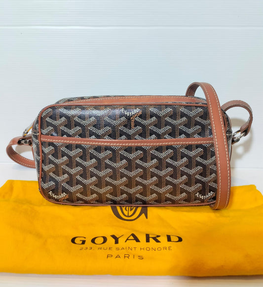 Goyard Camera Black Tan SHW 2018