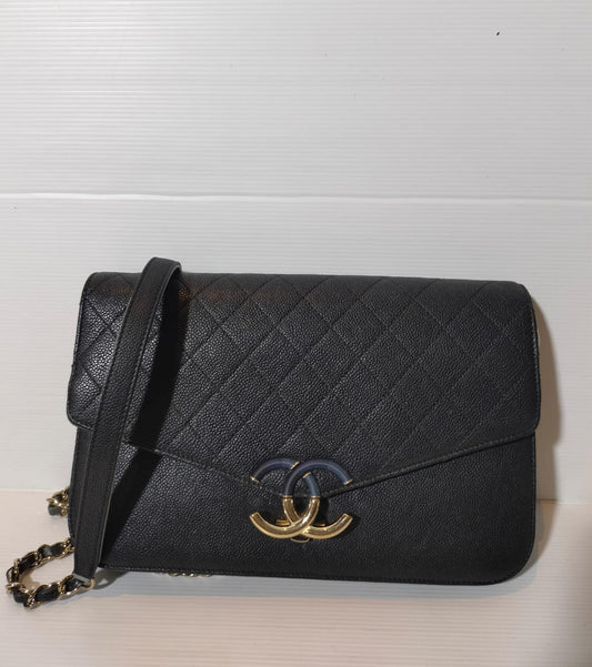 Chanel Cuba CC Flap Black Caviar GHW #25