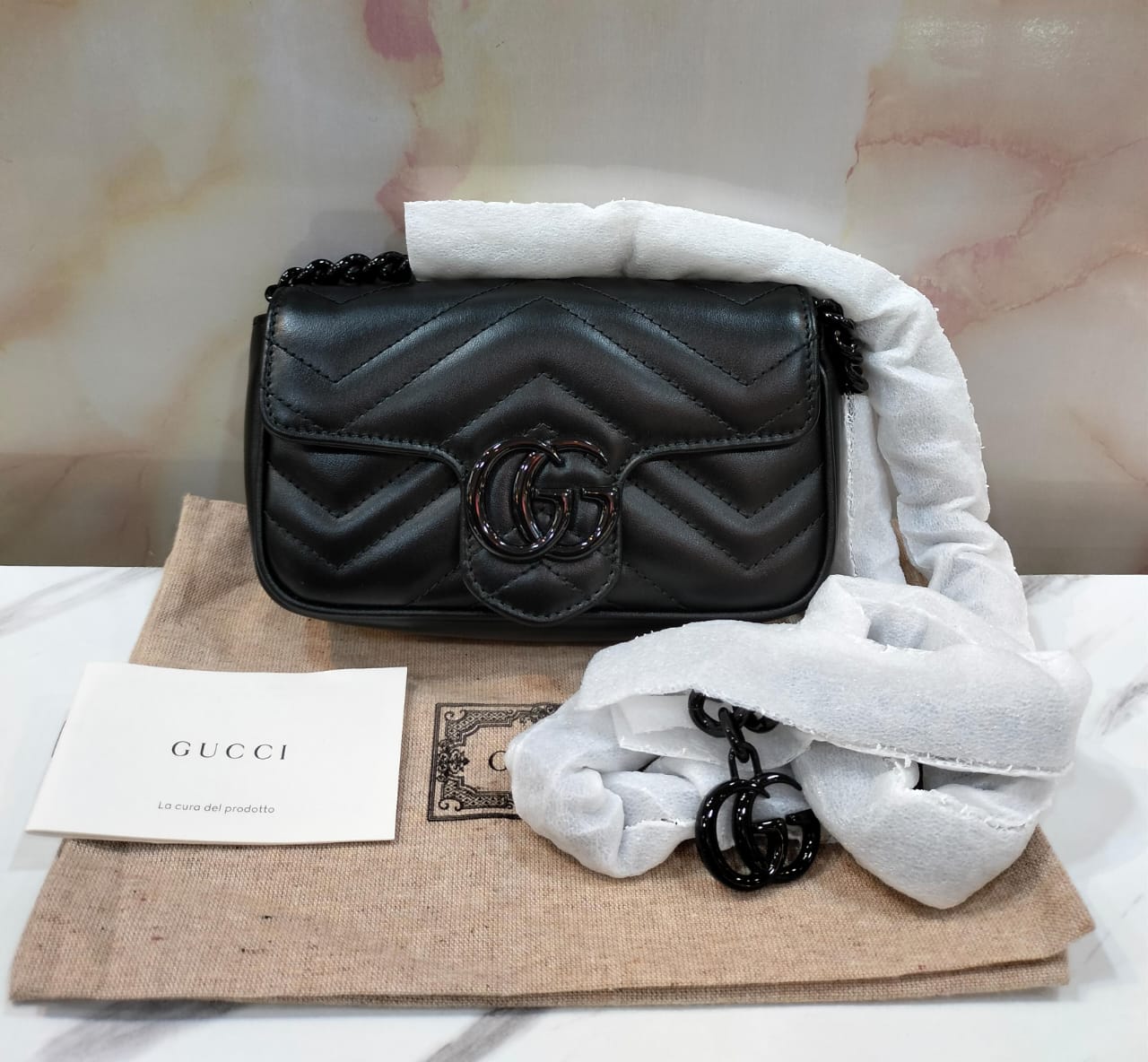 *NEW* Gucci Marmont Mini All Black 2024