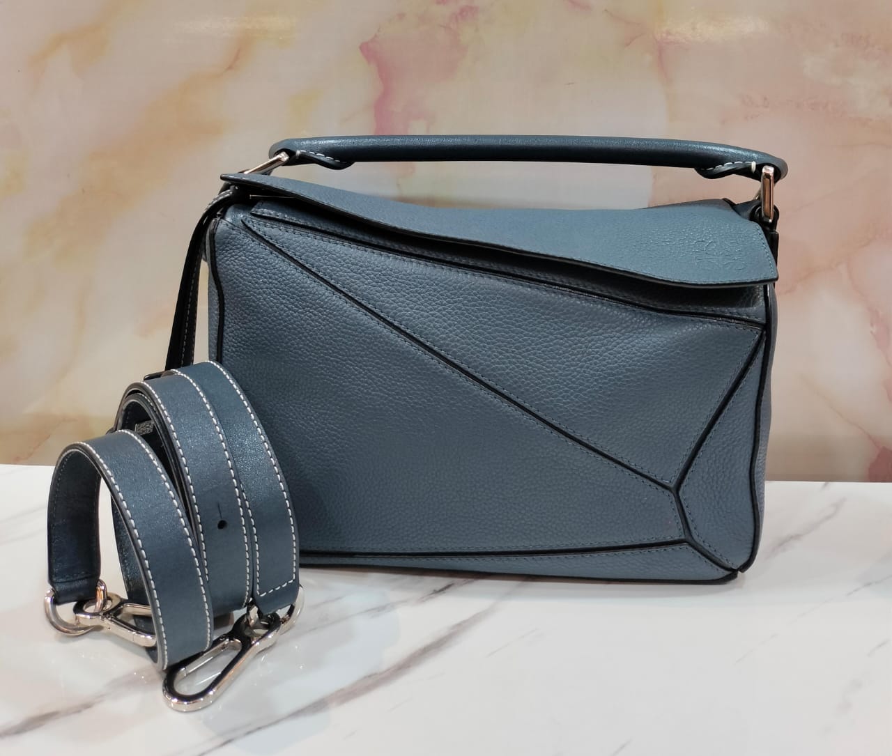 Loewe Puzzle Small Grained Blue SHW 2019