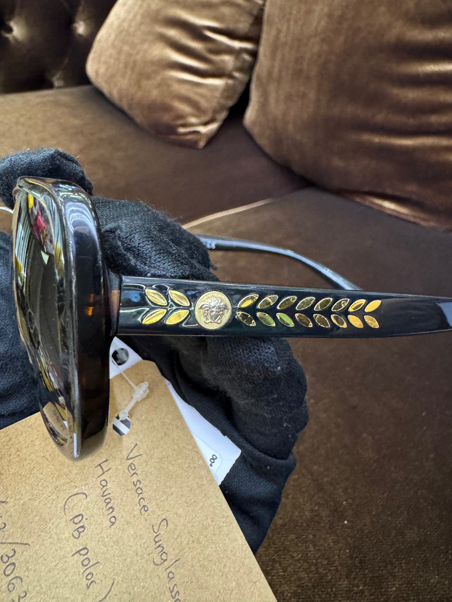 Versace Sunglasses butterfly Havana (DB Polos)