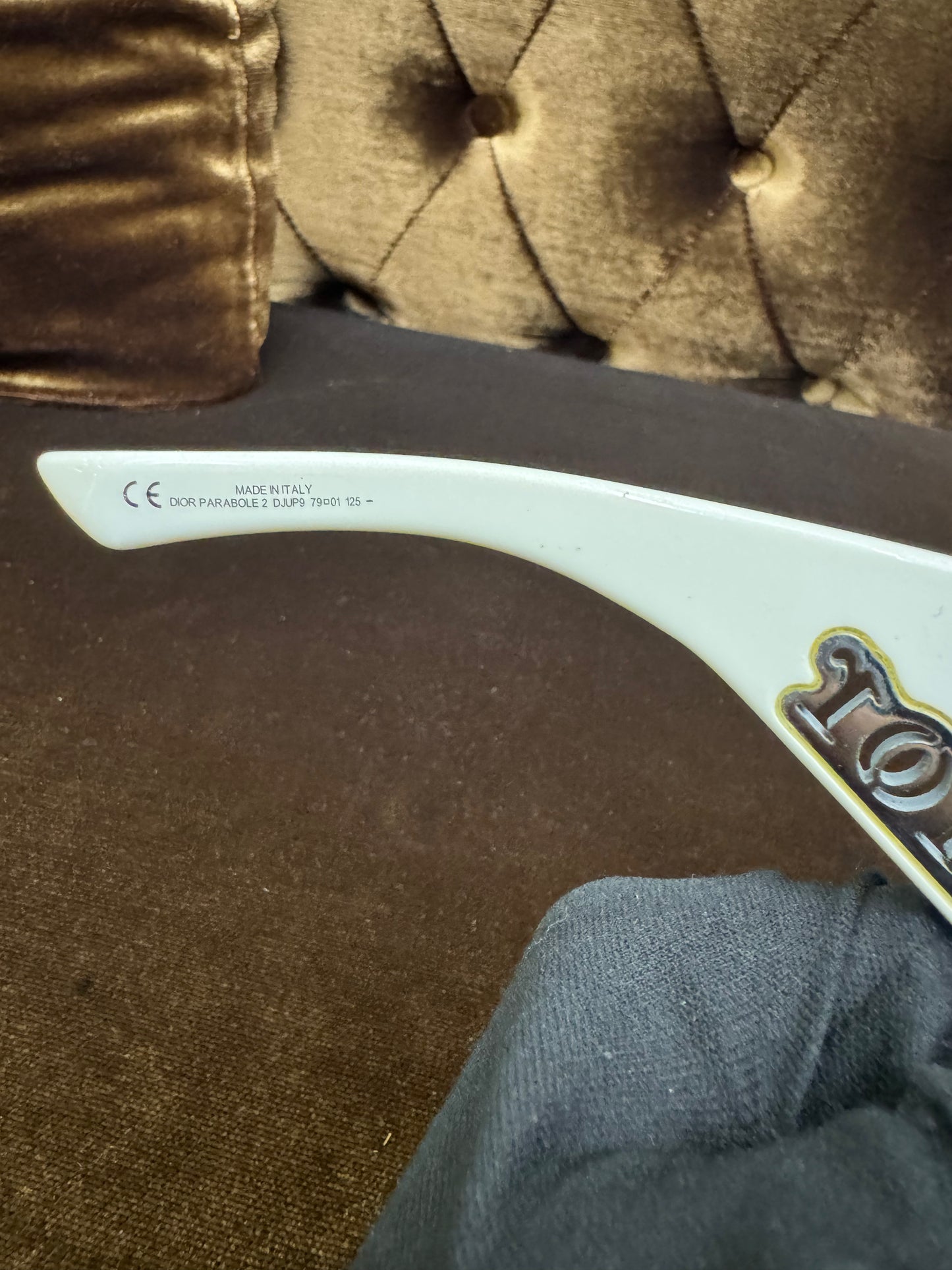 Dior Sunglasses Parabole 2 White Sonnenbrille