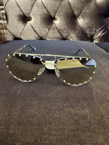 LV Sunglasses The Party Aviator Gradient Studded (Box)