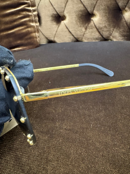 LV Sunglasses The Party Aviator Gradient Studded (Box)