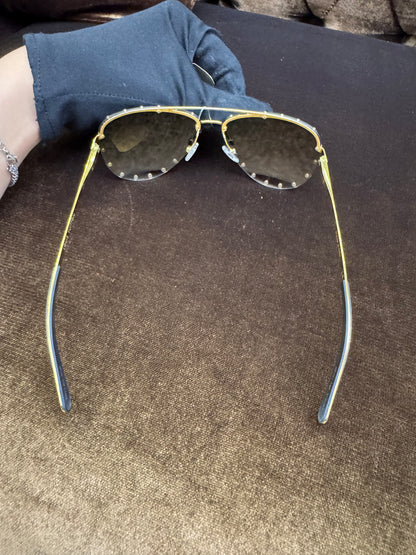 LV Sunglasses The Party Aviator Gradient Studded (Box)