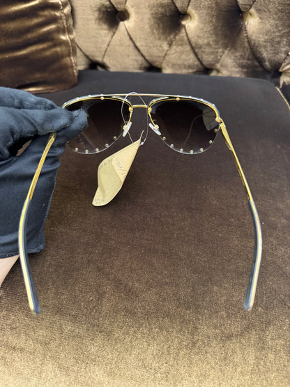 LV Sunglasses The Party Aviator Gradient Studded (Box)