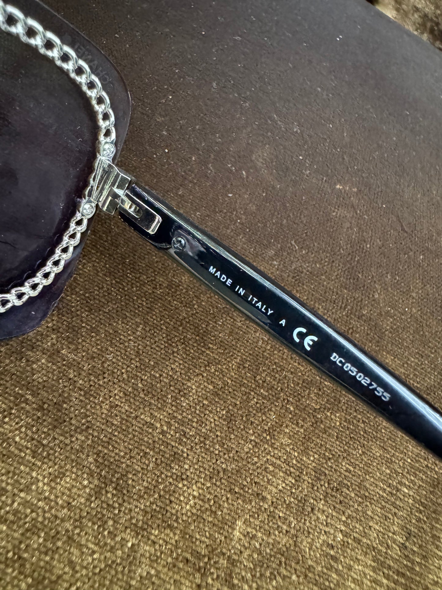 Chanel Rimless Shield Sunglasses 4243 Gradient Gray