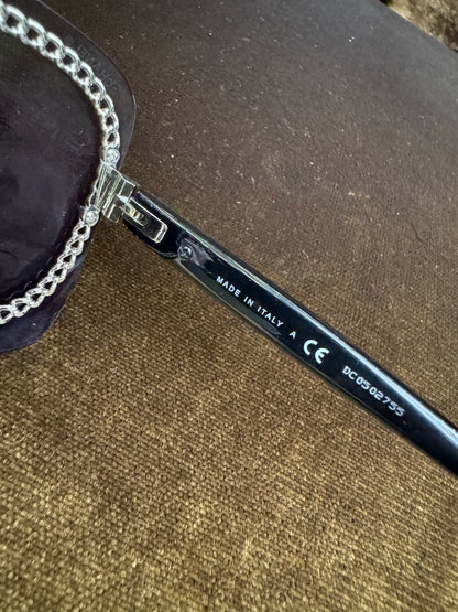 Chanel Rimless Shield Sunglasses 4243 Gradient Gray
