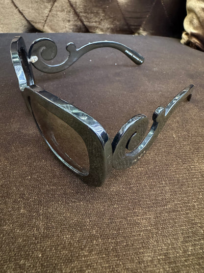 Prada Baroque Sunglasses SPR 27O Black