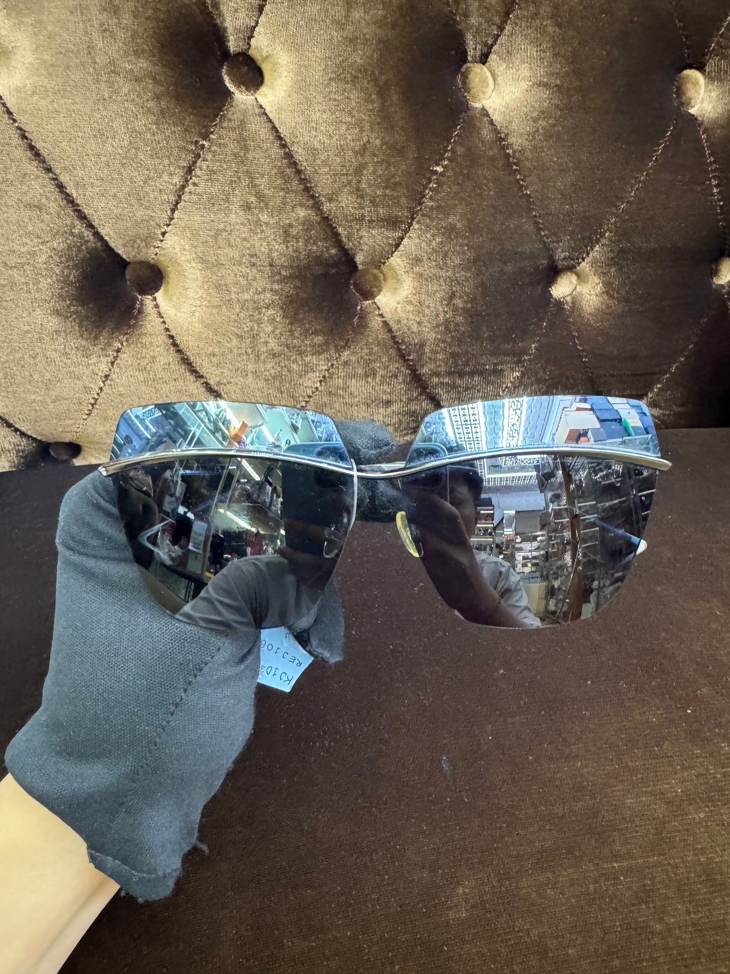Dior Sunlasses metalic Cat Eye Frame Blue (DB Replacement)