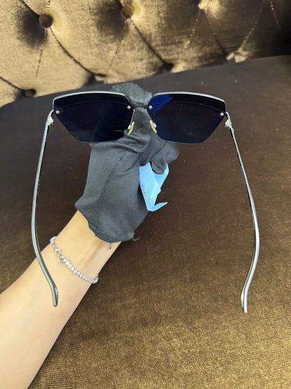 Dior Sunlasses metalic Cat Eye Frame Blue (DB Replacement)