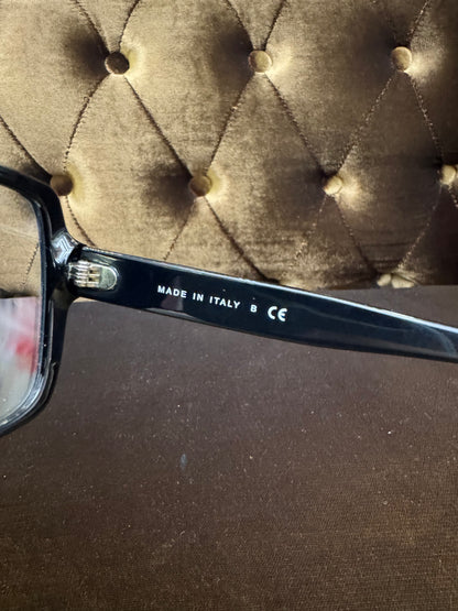 Chanel Square Sunglasses - Black Transparant