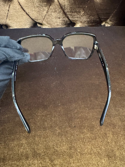 Chanel Square Sunglasses - Black Transparant