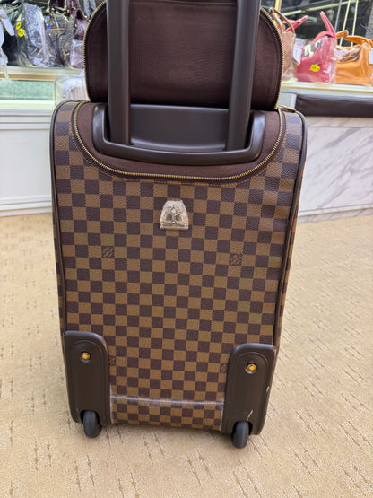Louis Vuitton Damier Ebene Canvas Eole 50 Rolling Luggage
