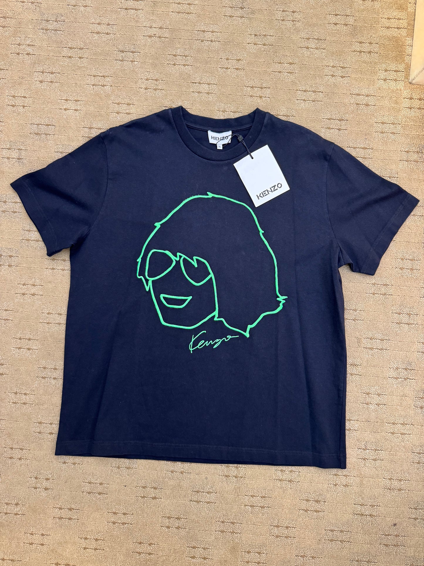 Kenzo Face-Embroidered T-shirt XL