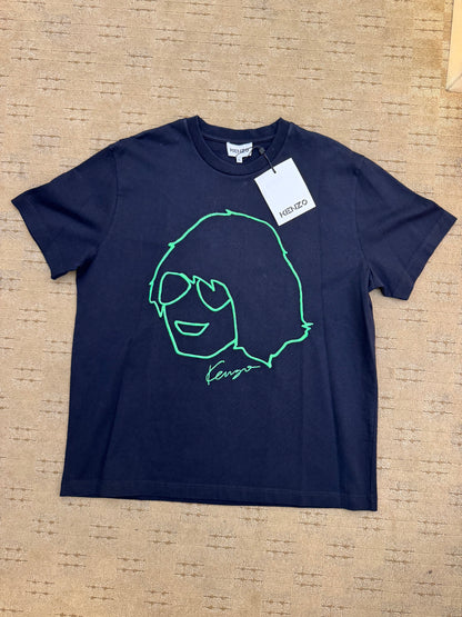 Kenzo Face-Embroidered T-shirt XL