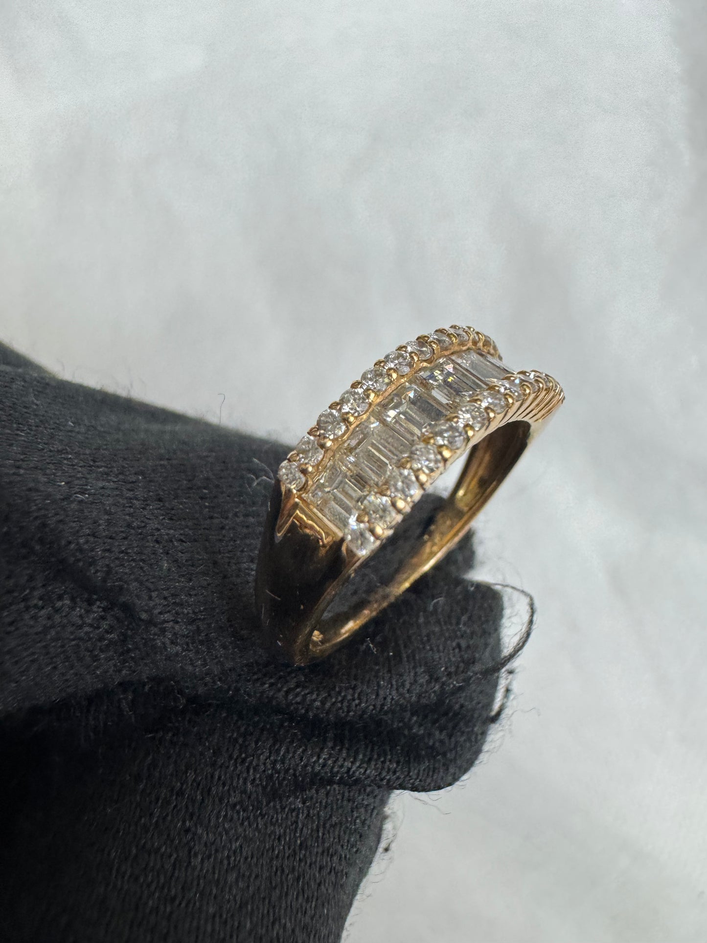 Ring Diamond Gold 1.15 ct 3.8 gr (invoice, certificate, box tambahan)