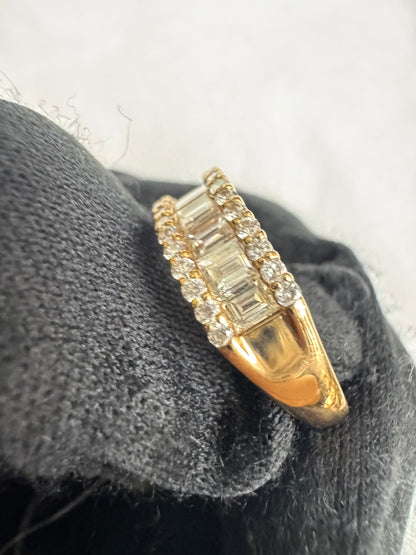 Ring Diamond Gold 1.15 ct 3.8 gr (invoice, certificate, box tambahan)