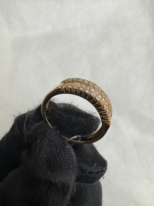Ring Diamond Gold 1.15 ct 3.8 gr (invoice, certificate, box tambahan)