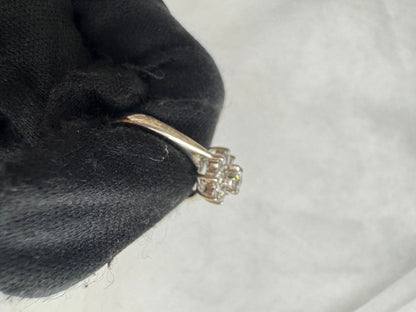 Ring diamond Center: 0.29ct, keliling: 0.32ct, PT900, Total 5gr