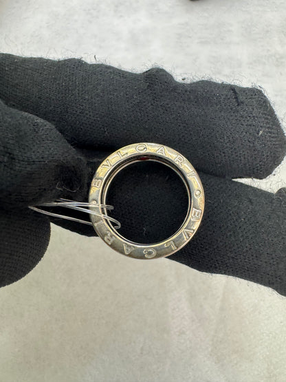 Bvlgari Ring Sterling Silver Black Size 52