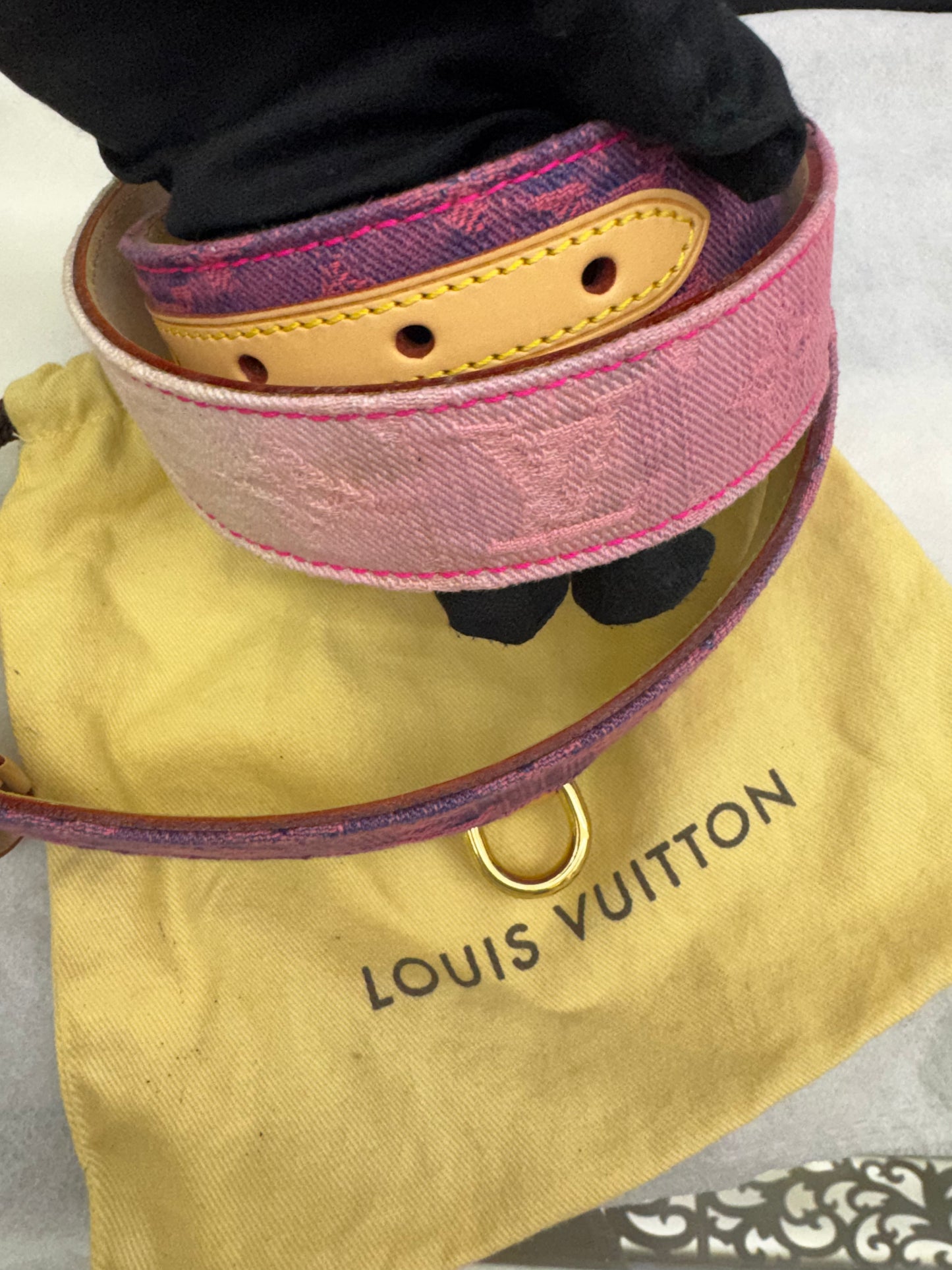 LV belt ombre Nomade pink Size 90/36 2010 (DB)