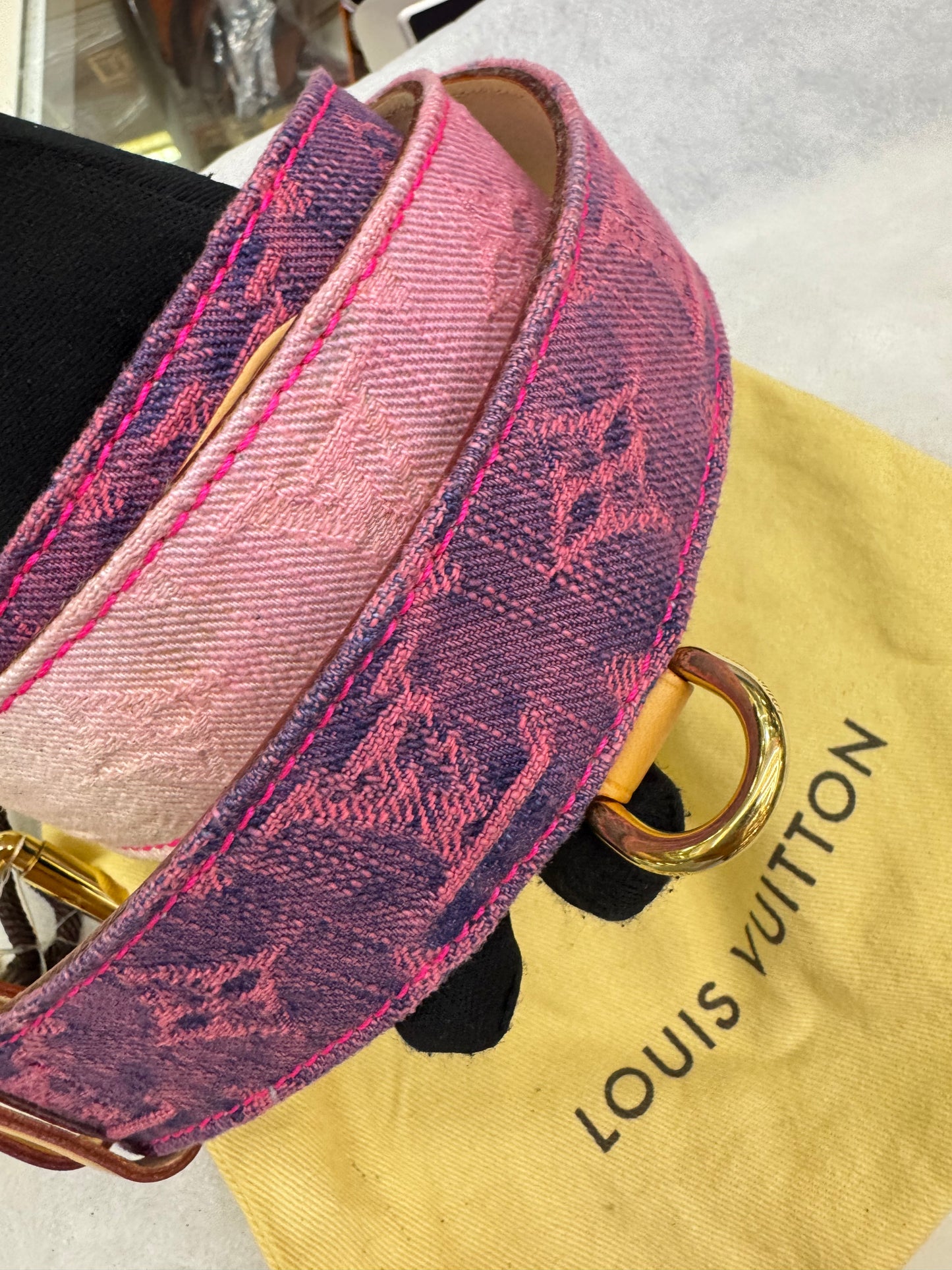 LV belt ombre Nomade pink Size 90/36 2010 (DB)