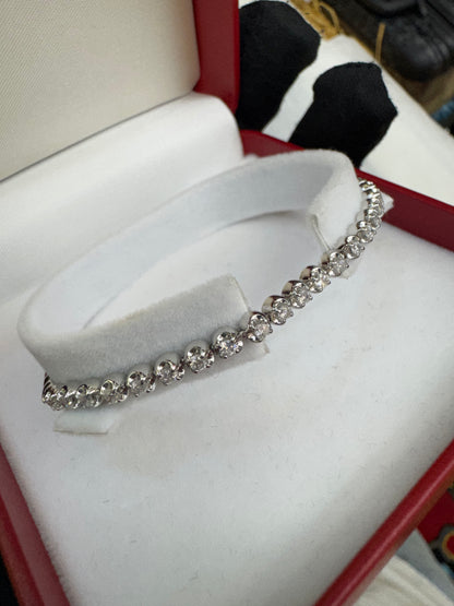 Bracelet All Diamond 2.00 ct 8.9gr (invoice, certificate, box replacement)