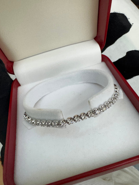 Bracelet All Diamond 2.00 ct 8.9gr (invoice, certificate, box replacement)