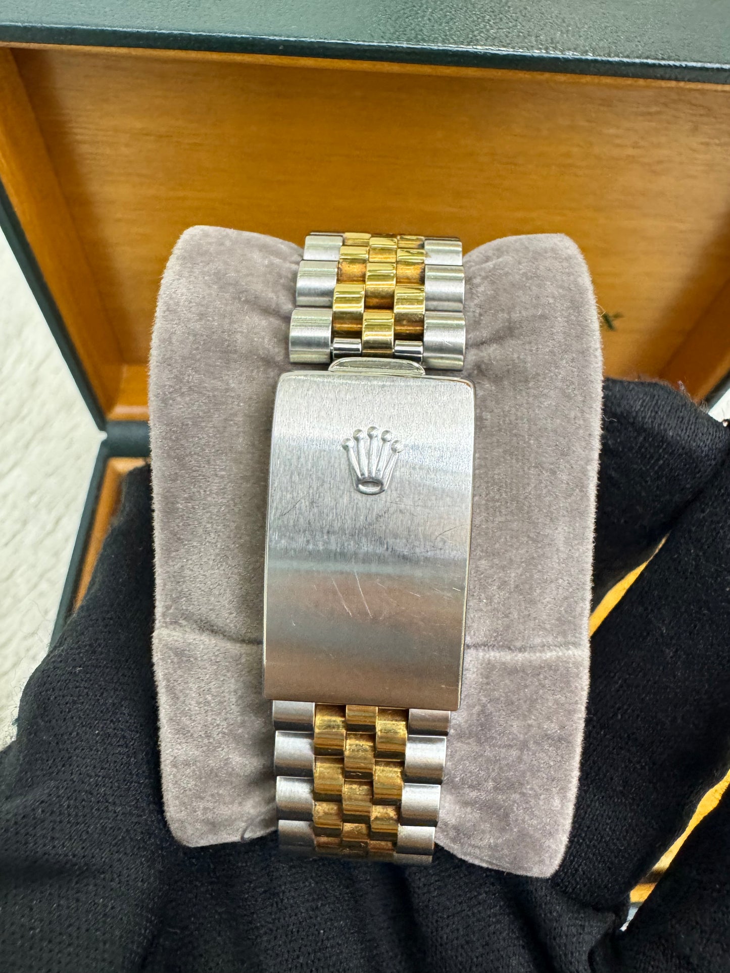 Rolex Oyster Perpetual Datejust Superlative Chronometer Combination Steel Gold Yellow Dial Diamond (Garantie, Sambungan Chain, Booklet, Hangtag, Box)