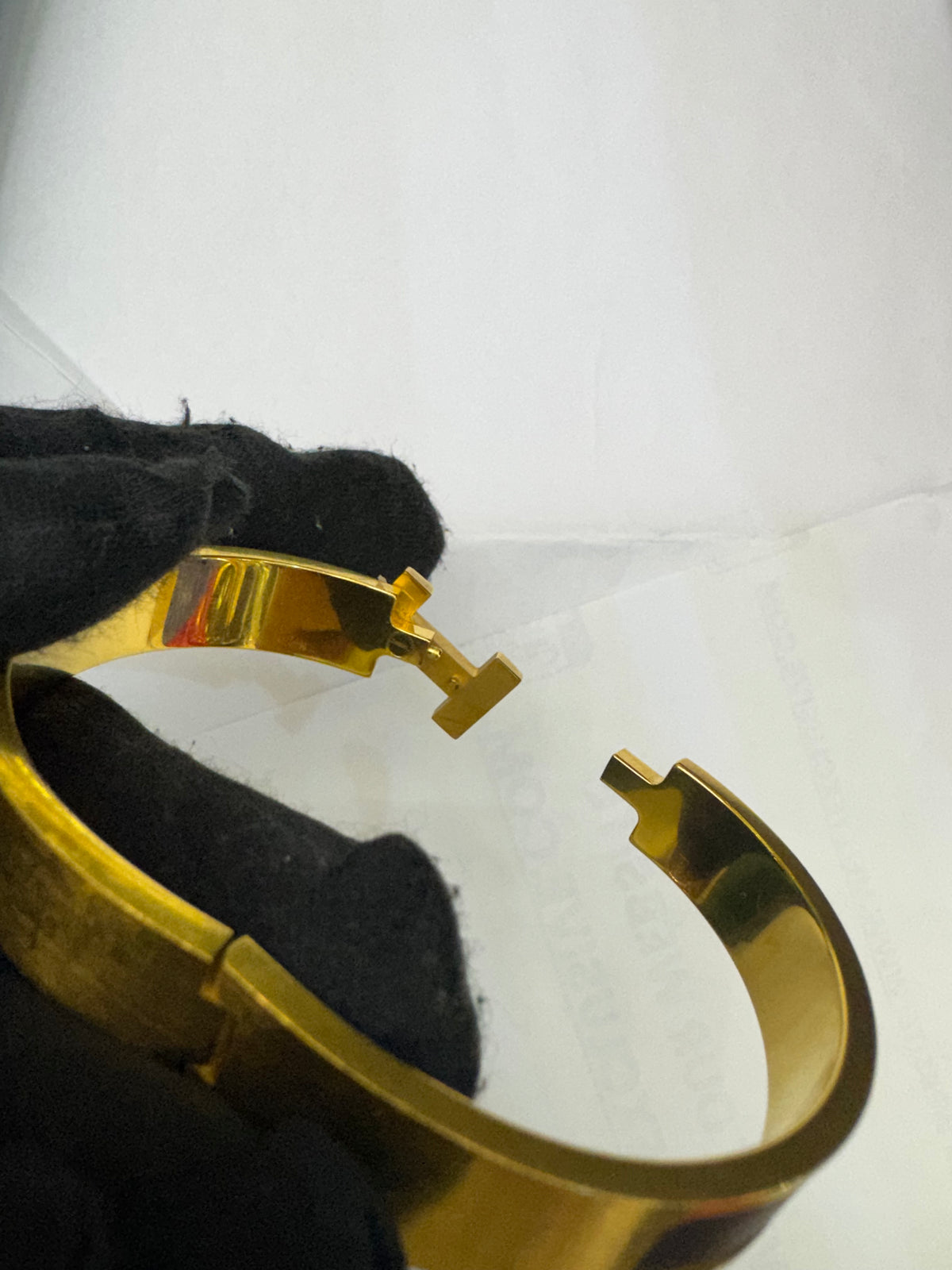 Hermes Bracelet Clic H Noir Matte GHW