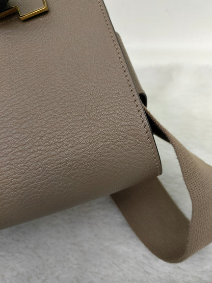 Hermes Geta Chevre Etoupe GHW #U