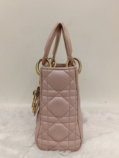 Lady Dior Mini Lamb Lotus GHW 2017