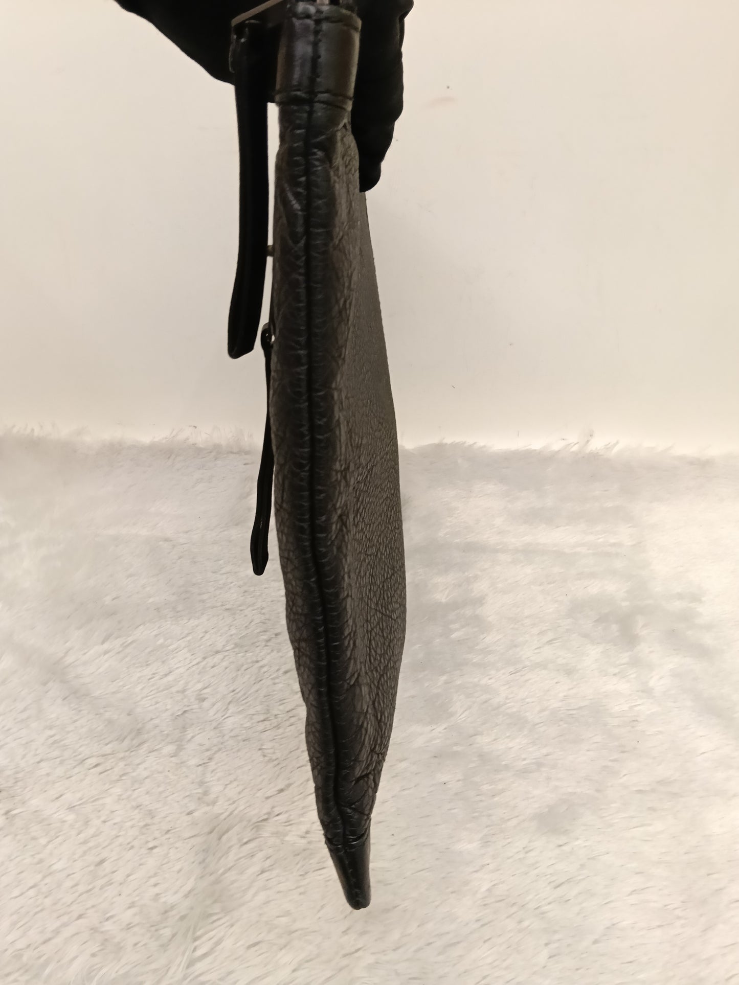 Balenciaga Clip Large Porte Documents Clutch Black SHW 2016