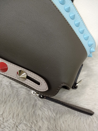 Fendi BTW Medium Monster Eyes Studded Multicolour SHW