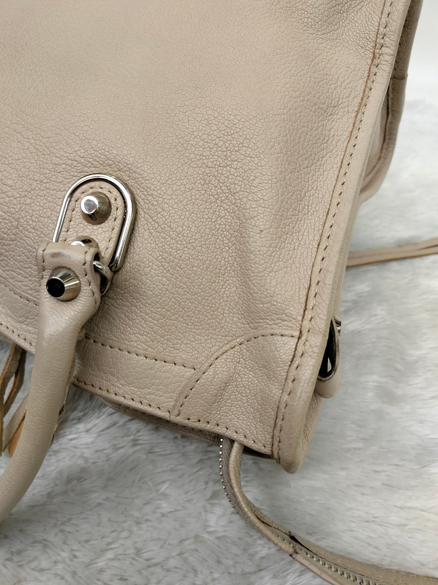 Balenciaga Small City Edge Beige SHW 2020